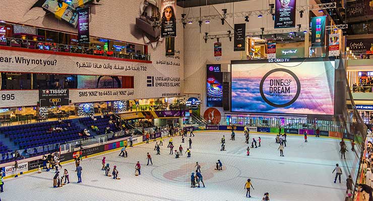 The Ice Rink At Dubai Mall the ice rink dubai mall