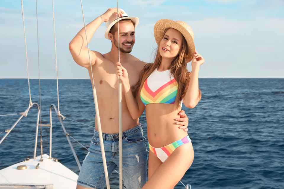 Romantic Honeymoon Holiday on a yacht Dubai