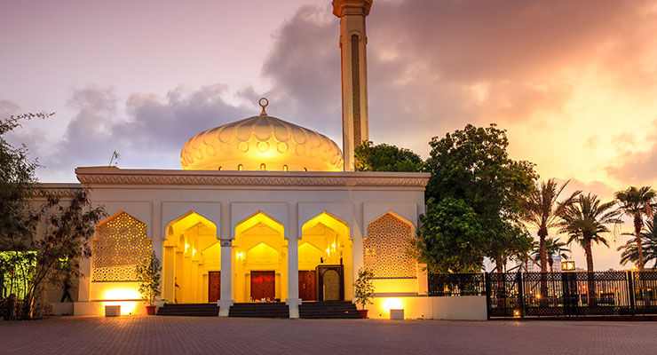 bur dubai grand mosque