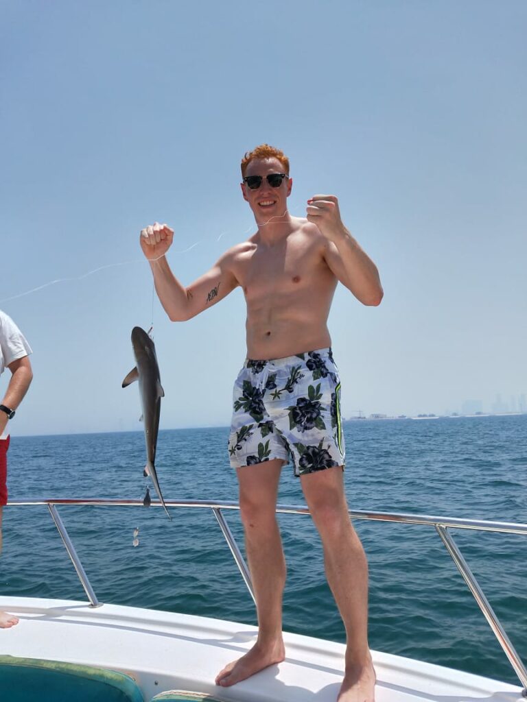 Fishing on Yacht in Dubai