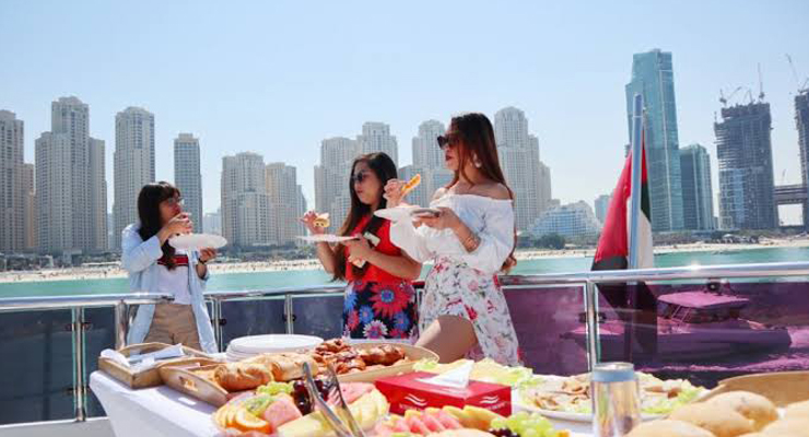 Array of Arabian Food and Drinks